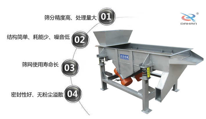 DZSF系列直線振動篩特點