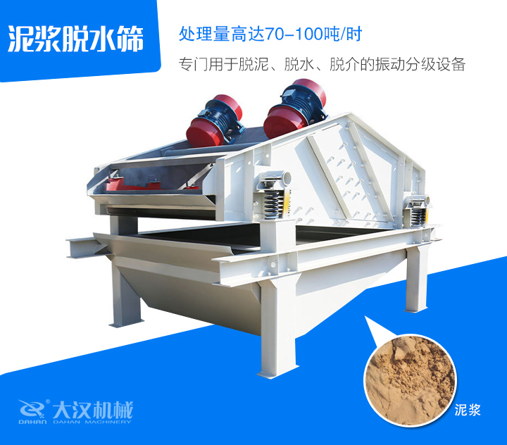 專(zhuān)門(mén)用于脫泥、脫水、脫介的振動(dòng)分級(jí)設(shè)備